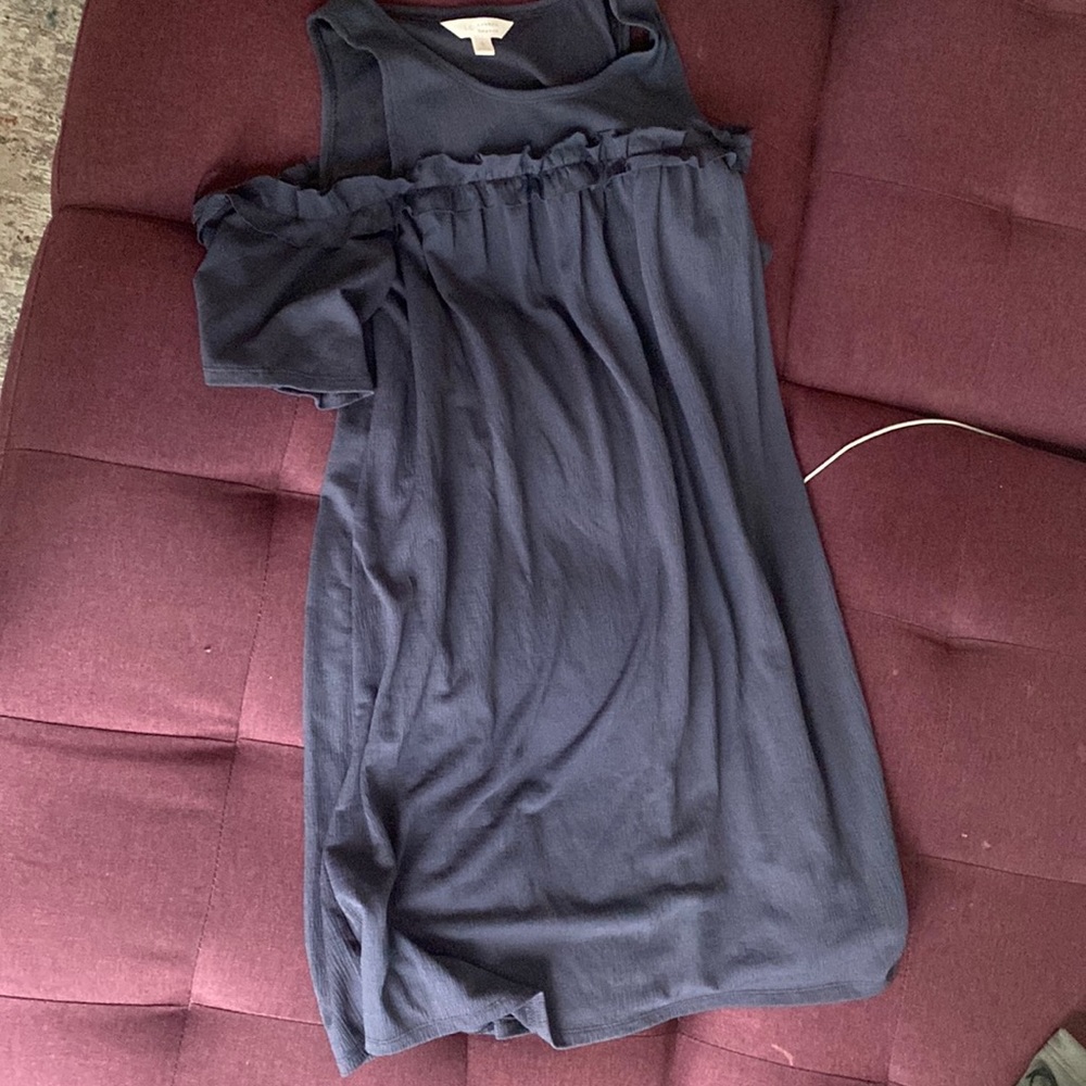 Navy Blue Off The Shoulder Dress size small